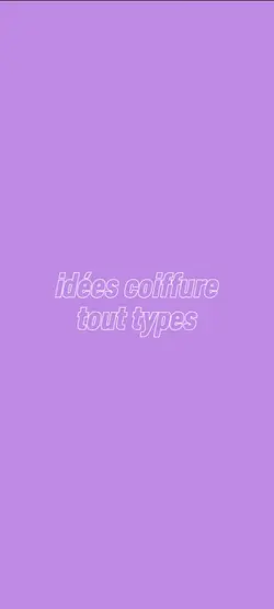 idée coiffure