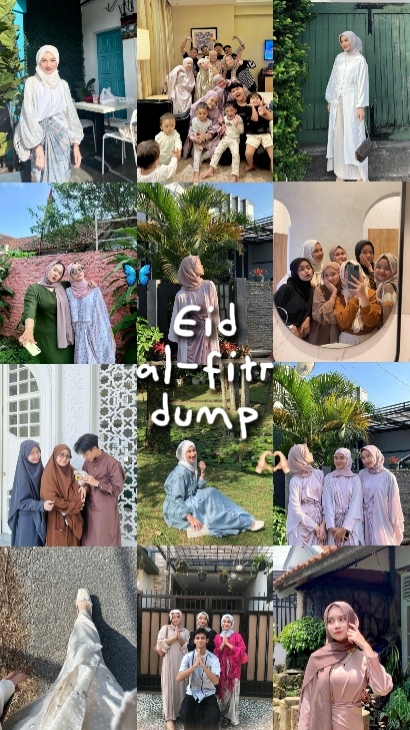 12 foto lebaran