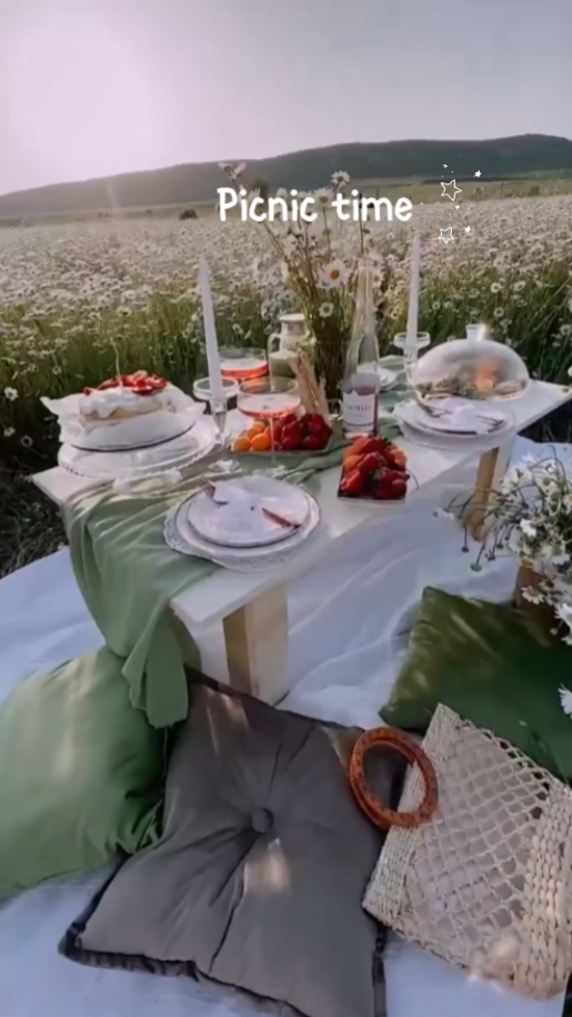 Picknick im Frühling