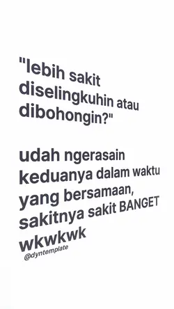 lebih sakit diseling