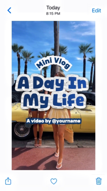 A Day In My Life 