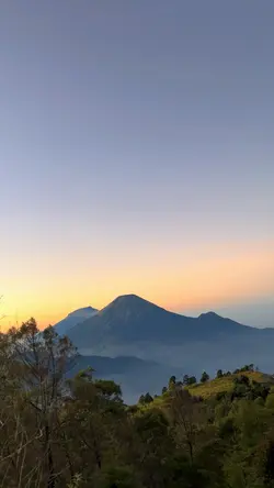View gunung prau