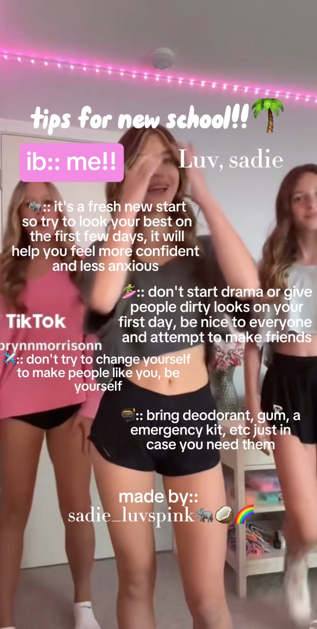 new school tips!!