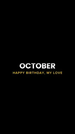 October birthday 