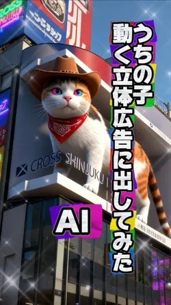 うちの子動く立体広告に出してみた/素材1