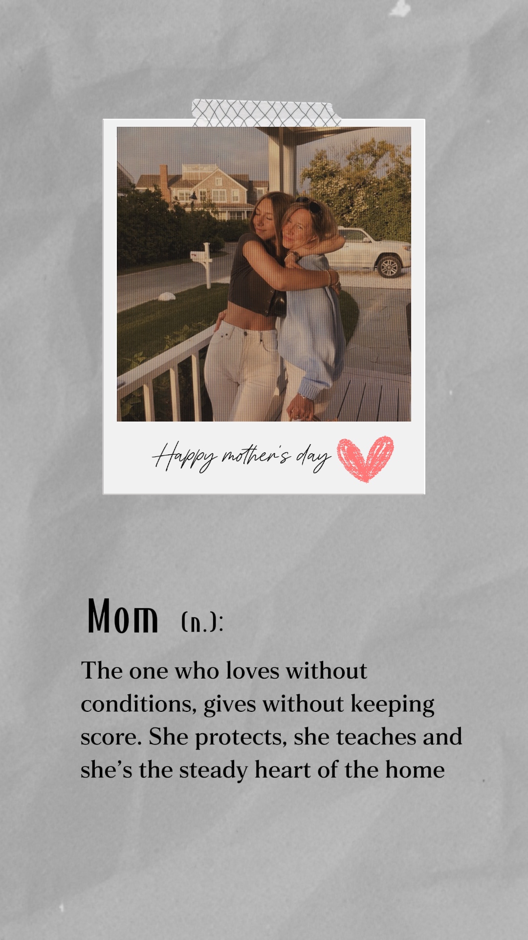 I love you mom ❤️
