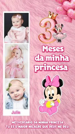3 meses princesa 