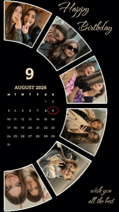 Cumpleaños 9 de agosto 