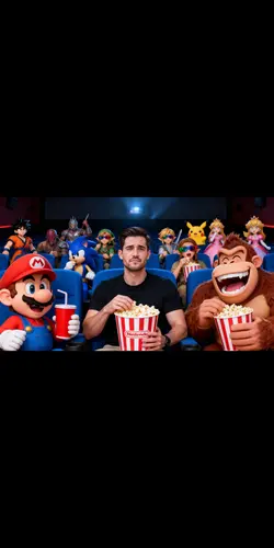 Watching with mario