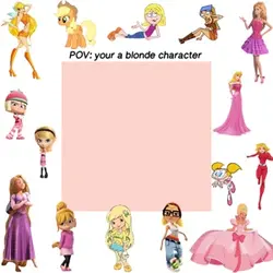 Blonde character 