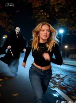 Chased by Ghost Face