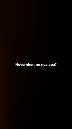 November no nya apa?