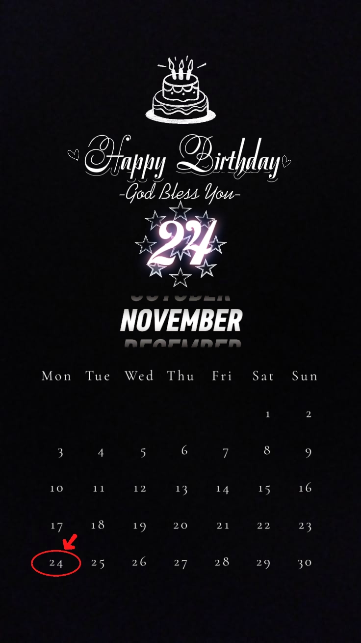 HBD 24 NOVEMBER