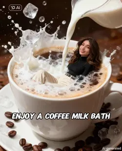 coffee milk bath