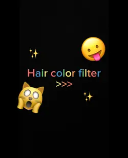 Hair color filter
