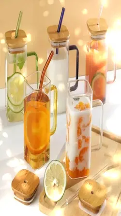 SQUARE GLASS CUP