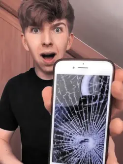 cracked phone