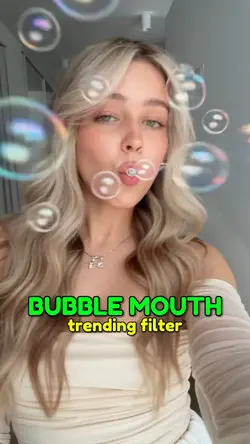 Bubble Mouth Trend 