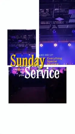 Sunday service