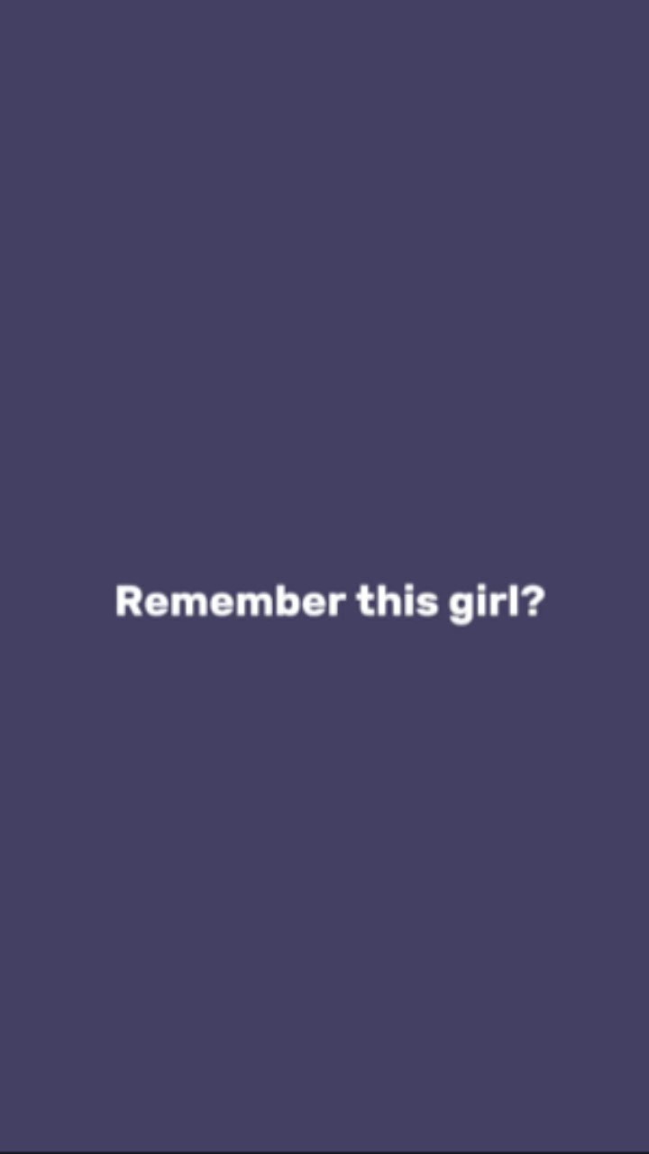 ¿Recuerdas a esta chica?
