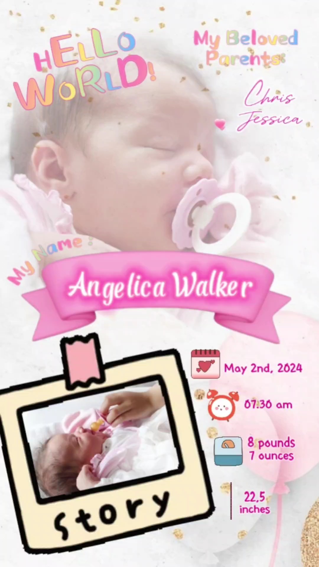 Welcome Baby Girl