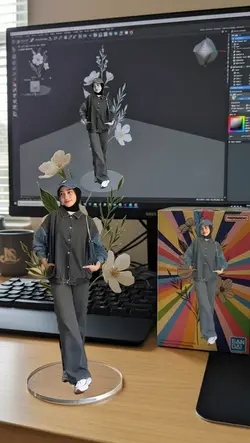 miniatur ai langsung