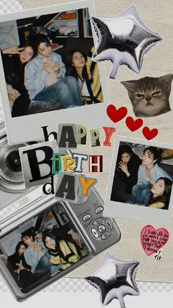 Birthday frame aesth