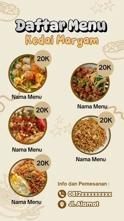 Daftar Menu 