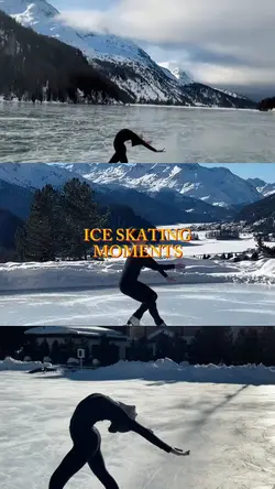 Ice skating moments