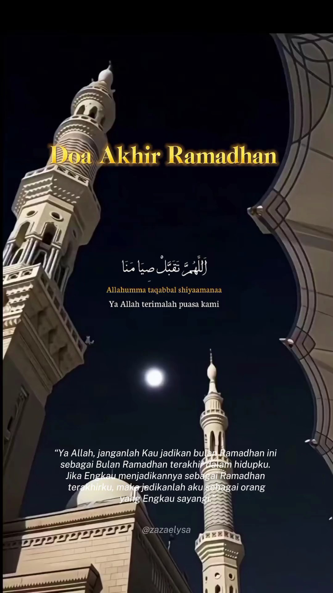 Doa Akhir Ramadhan 