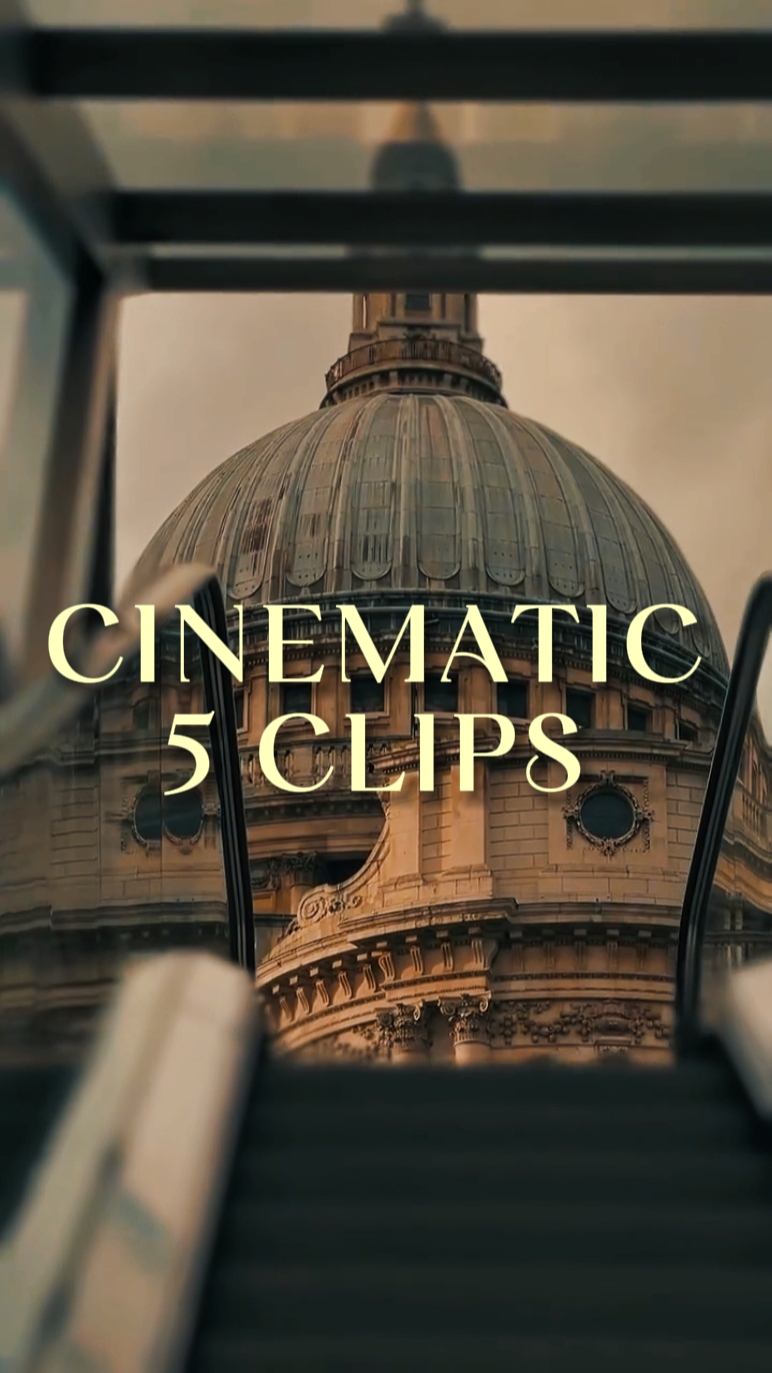 5 CLIPS CINEMÁTICOS 
