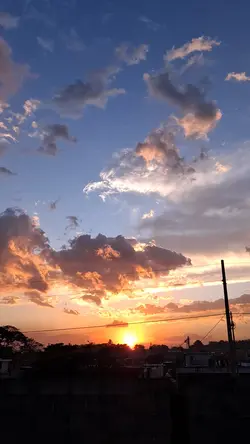 atardecer...