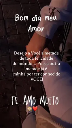 Bom dia meu amor