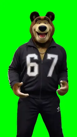DANCING 67 BEAR MEME