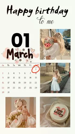 BIRTHDAY 1 MARCH