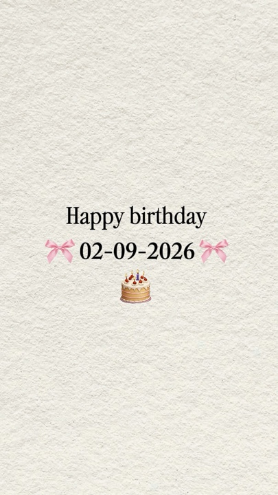 HBD SON 2 DE SETEMBRO 