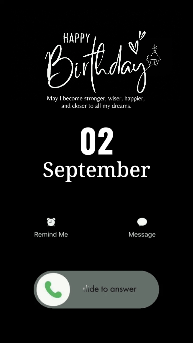 Birthday 2 September