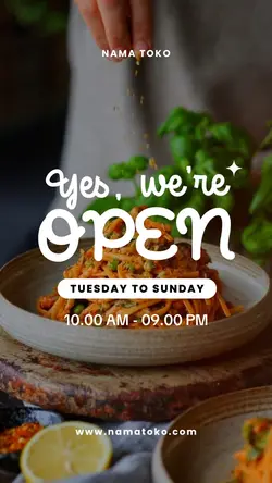 story : we are open