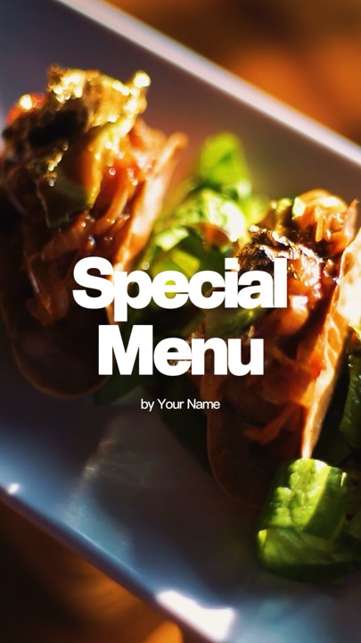 Menú Especial