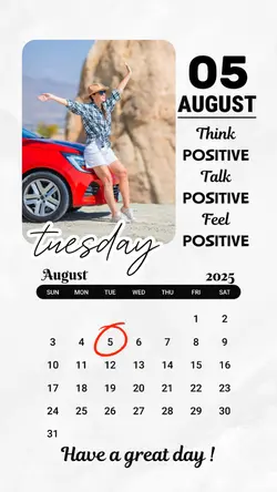 5 August, Tuesday