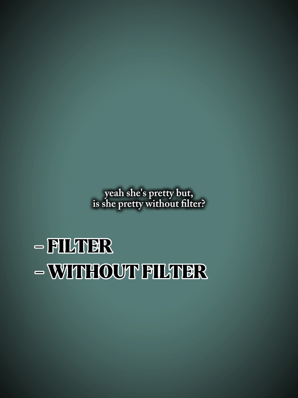 FILTRE / SANS 