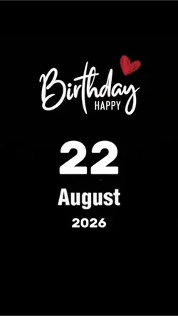 Hbd 22 August 2026