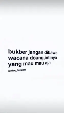 bukber jangan dibawa