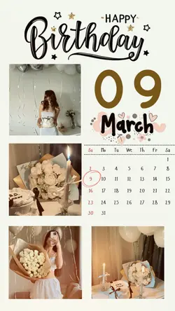 9 MARCH BIRTHDAY