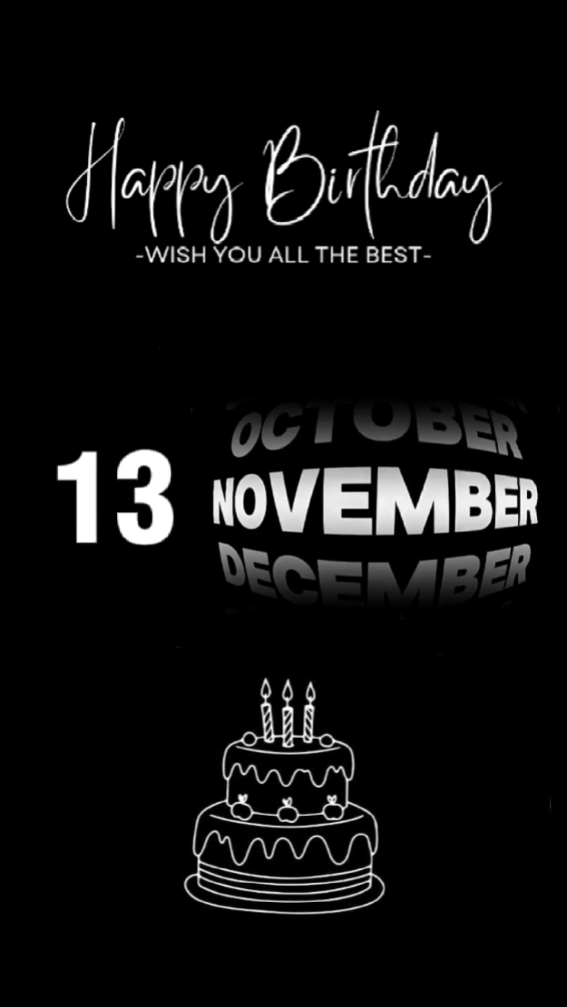 HBD 13 NOVEMBER 
