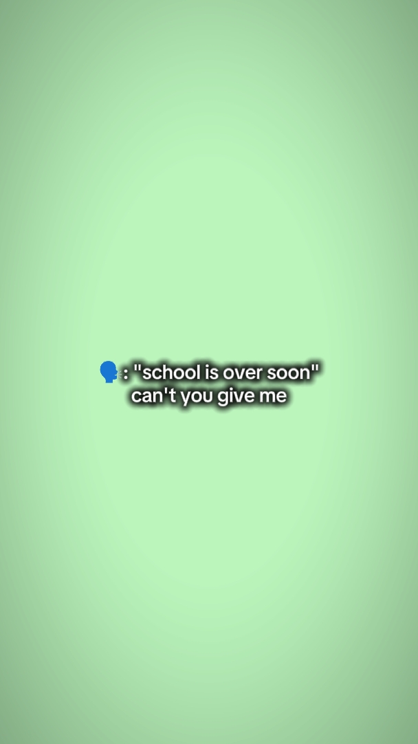 La escuela terminará pronto.