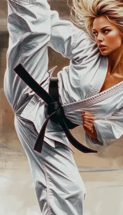 Karate Woman 