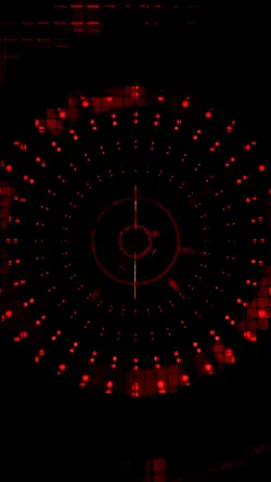 Red Abstract vertica