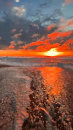 slowmotion sunset