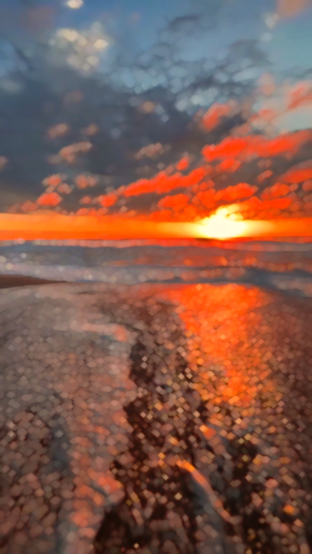 Puesta de sol en cámara lenta